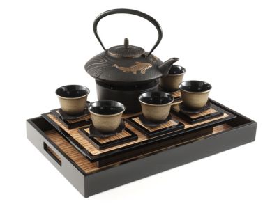 Koi Prosperity Cast Iron Tea Set